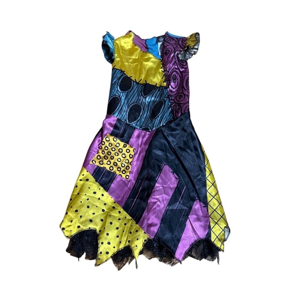 Disney Girls Sally Costume Dress‎ M The Nightmare Before Christmas Halloween